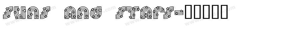 Suns and Stars字体转换
